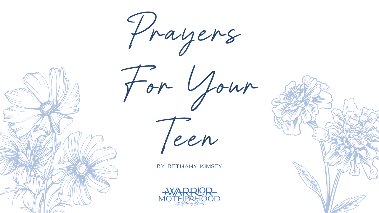 Praying for Your Teenager