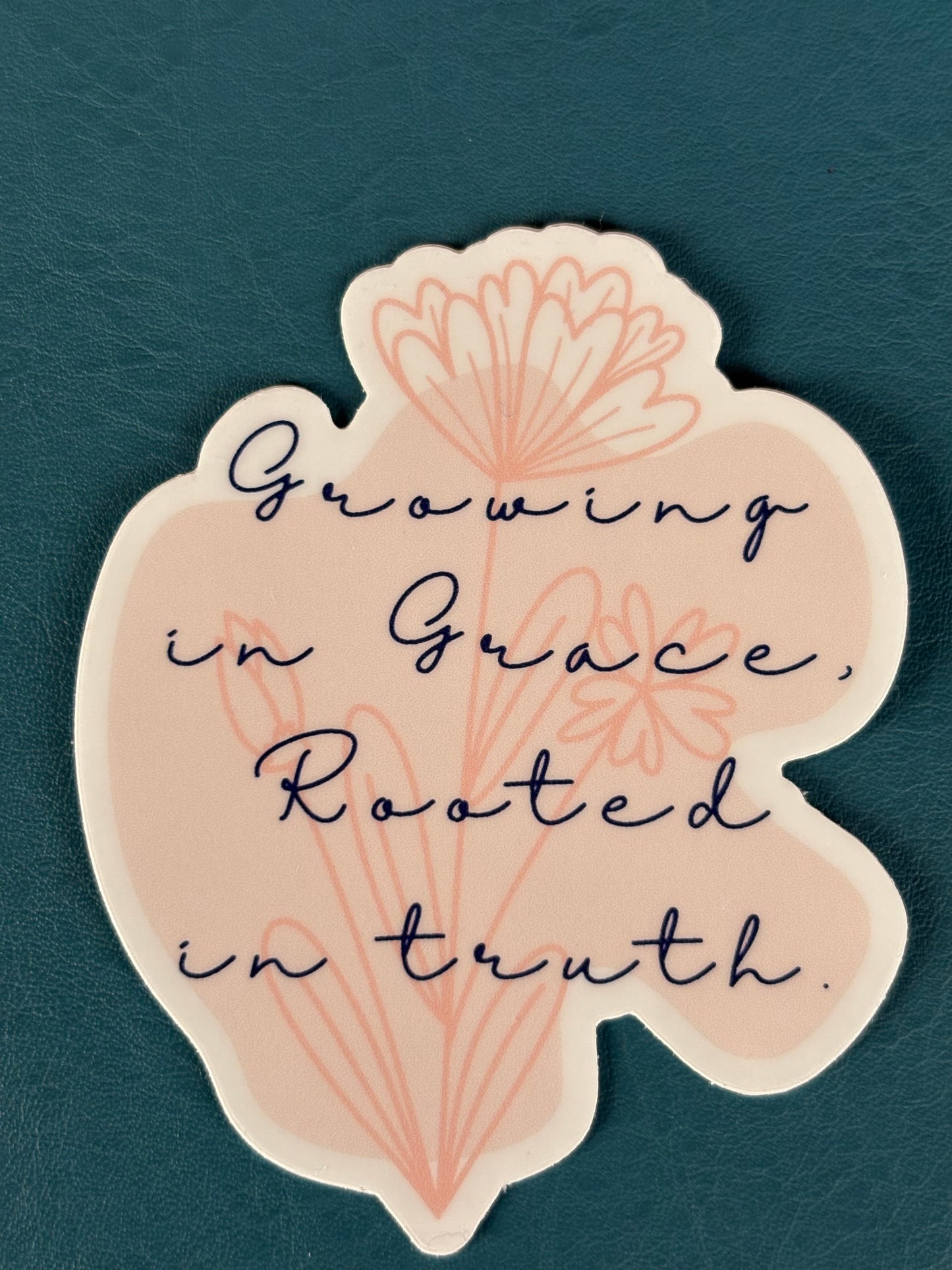 Growing in Grace Sticker
