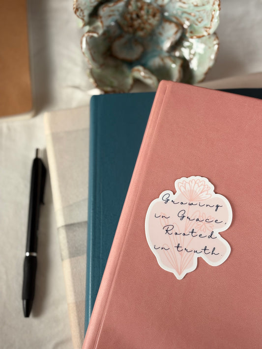 Growing in Grace Sticker